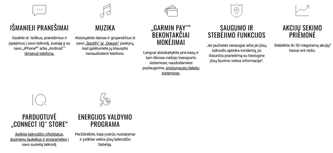 Išmanusis laikrodis Garmin epix™ Pro (Gen 2) – Sapphire Edition, 51 mm, Pilkos anglies spalvos aprašymas - Prekės nuotrauka