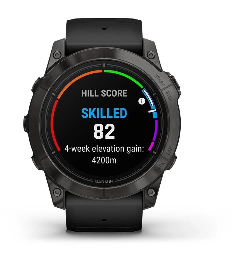 Išmanusis laikrodis Garmin epix™ Pro (Gen 2) – Sapphire Edition, 51 mm, Pilkos anglies spalvos aprašymas - Prekės nuotrauka