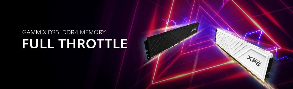 Operatyvioji atmintis (RAM) ADATA XPG GAMMIX D35 16GB Kit (2 x 8GB), DDR4, 3600MHz aprašymas - Prekės nuotrauka