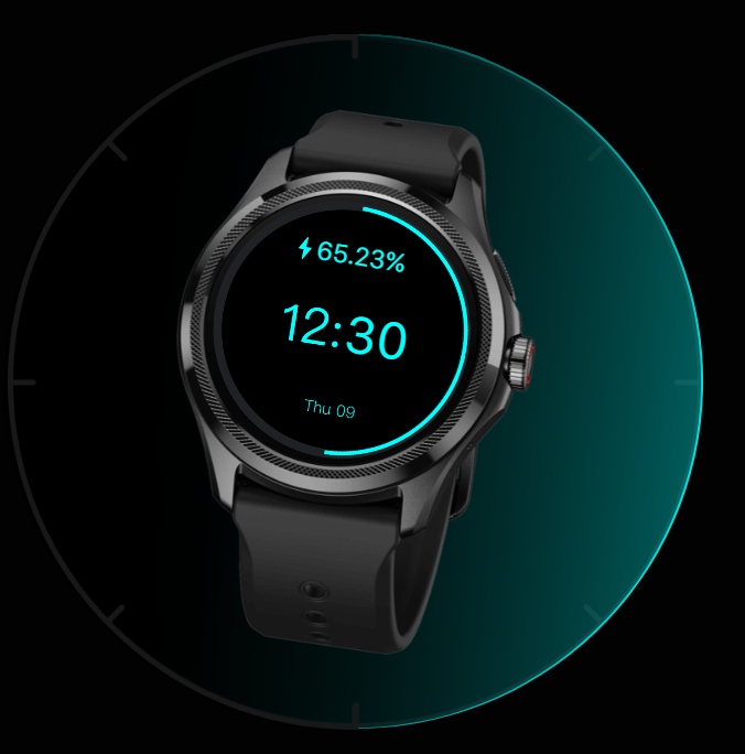 Išmanusis laikrodis Mobvoi Ticwatch Pro 5, Pilkos spalvos aprašymas - Prekės nuotrauka