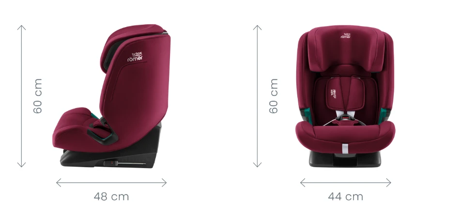 Britax Romer Evolvafix automobilinė kėdutė, Pilkos spalvos, 2000037922 aprašymas - Prekės nuotrauka