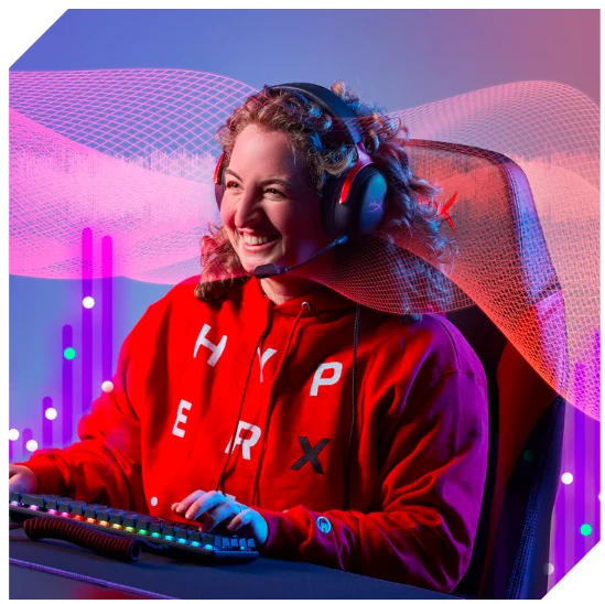 HyperX Cloud III žaidimų ausinės, Juodai raudonos aprašymas - Prekės nuotrauka