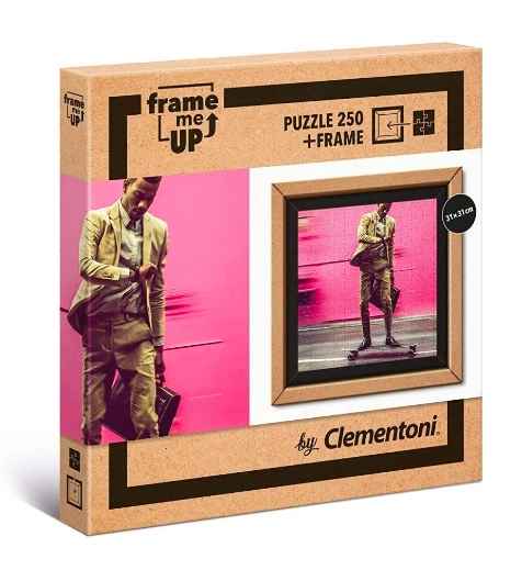 Clementoni Dėlionė 250 vnt. - Frame Me Up – Gyvenkite greičiau aprašymas - Prekės nuotrauka