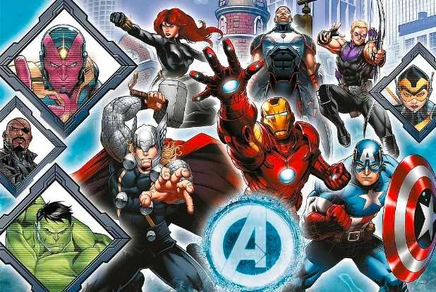 Trefl Dėlionė 104 vnt. - Keršytojai (Avengers) aprašymas - Prekės nuotrauka
