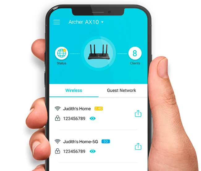 Maršrutizatorius TP-Link Archer AX10 AX1500 Wi-Fi 6 aprašymas - Prekės nuotrauka