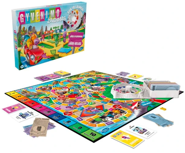 HASBRO Gyvenimo žaidimas (Lietuvių kalba) aprašymas - Prekės nuotrauka