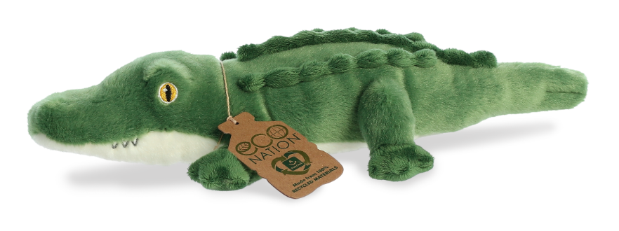 AURORA ECO NATION Aligatorius, 35 cm aprašymas - Prekės nuotrauka