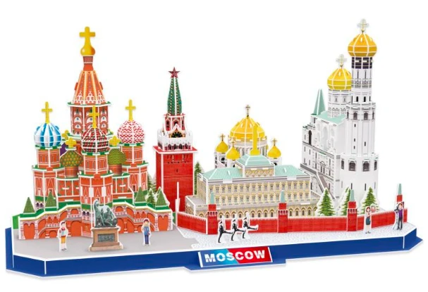 CUBICFUN 3D dėlionė „Maskva“ aprašymas - Prekės nuotrauka