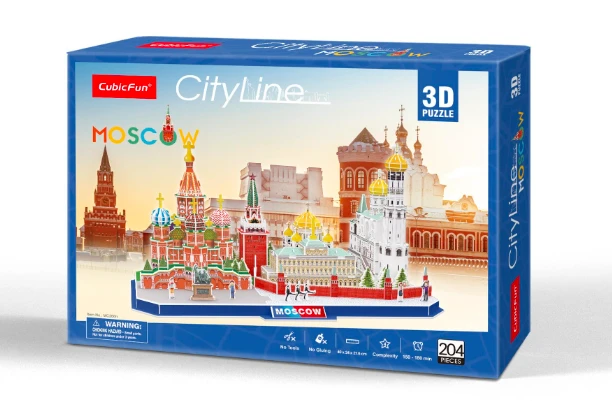 CUBICFUN 3D dėlionė „Maskva“ aprašymas - Prekės nuotrauka