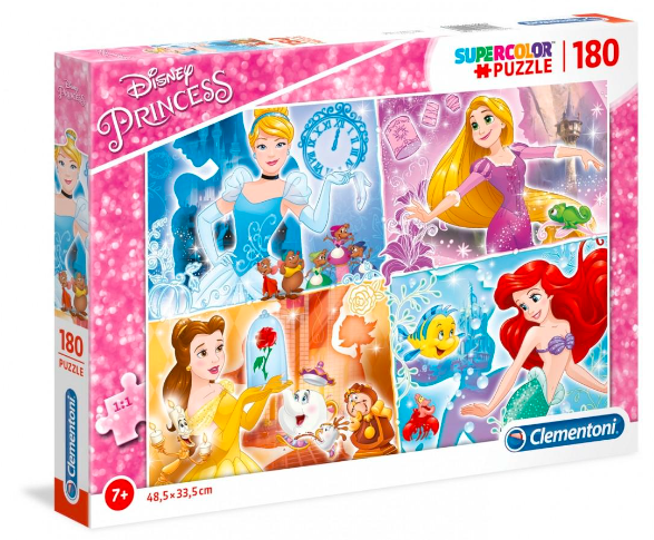 Clementoni Dėlionė 180 vnt. - Princesės aprašymas - Prekės nuotrauka