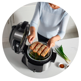 Daugiafunkcinis puodas Ninja Foodi 11-in-1 Multi-Cooker, 6 l talpos (OL550EU) aprašymas - Prekės nuotrauka