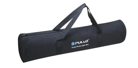Puluz 80 cm sulankstoma nešiojama baltos šviesos fotografavimo palapinė su 3 spalvų (juoda, balta, oranžinė) fonu, 8500 liumenų aprašymas - Prekės nuotrauka