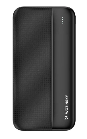 Wozinsky Li-Po Išorinė baterija 10000 mAh, 2 x USB, juodos spalvos (WPBBK1) aprašymas - Prekės nuotrauka