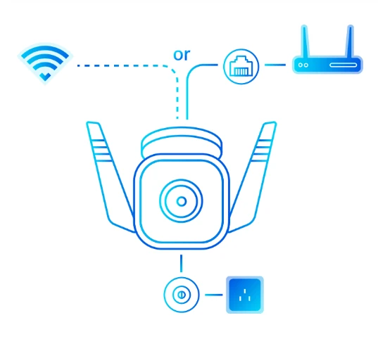 Lauko apsaugos kamera TP-Link Tapo C310 aprašymas - Prekės nuotrauka