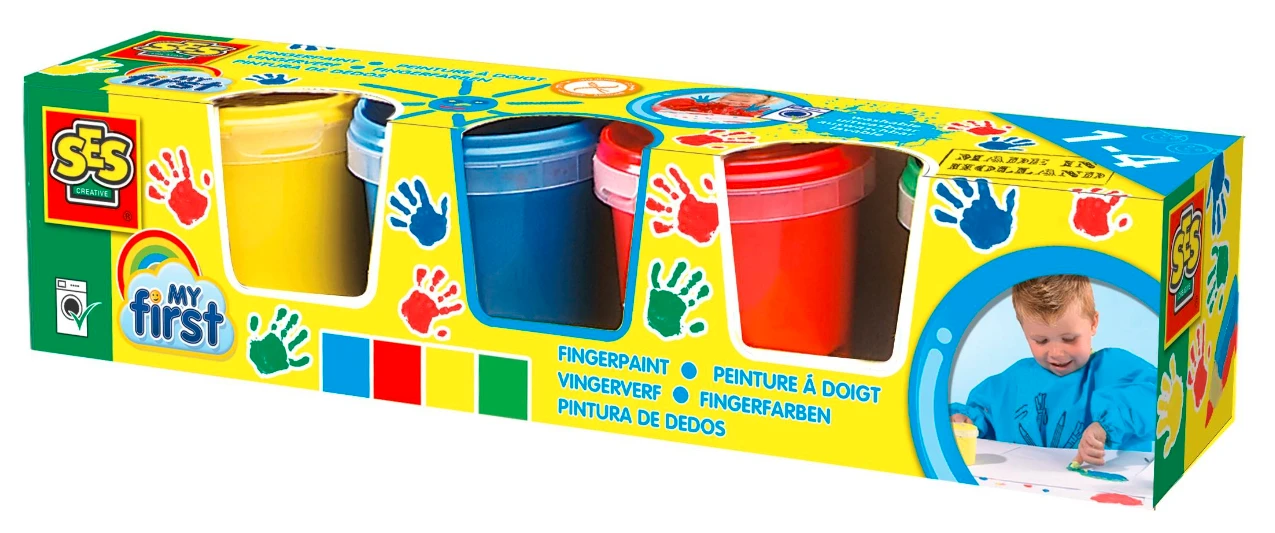 SES Dažų rinkinys (piešimui rankomis) aprašymas - Prekės nuotrauka