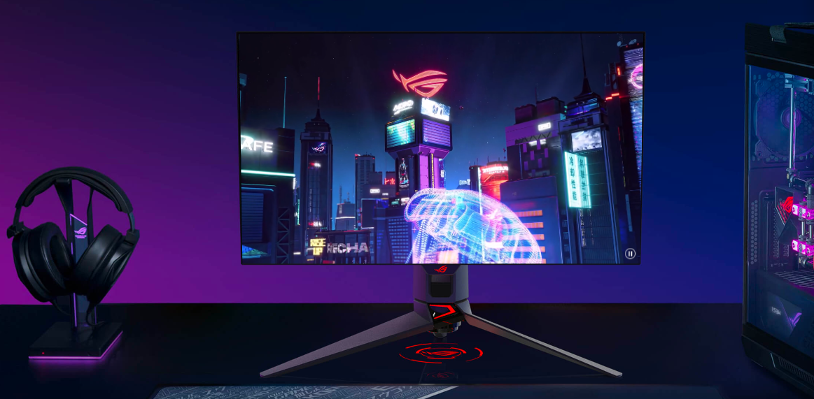 Žaidimų Monitorius Asus ROG Swift PG27AQDM / 27 col. (26,5 col. matomas) 1440p OLED ekranas / 240 Hz / 0,03 ms / suderinama su G-SYNC® aprašymas - Prekės nuotrauka Žaidimų Monitorius Asus ROG Swift PG27AQDM / 27 col. (26,5 col. matomas) 1440p OLED ekranas / 240 Hz / 0,03 ms / suderinama su G-SYNC® aprašymas - Prekės nuotrauka