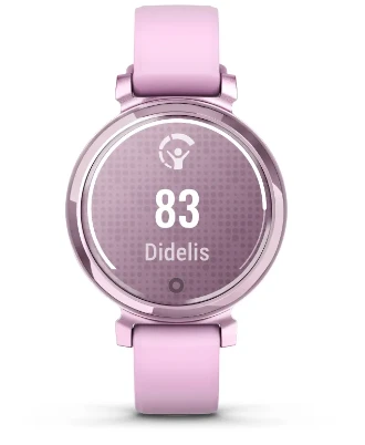 Išmanusis laikrodis Garmin Lily® 2, Metalinės alyvinės spalvos su alyvinės spalvos silikoniniu dirželiu aprašymas - Prekės nuotrauka
