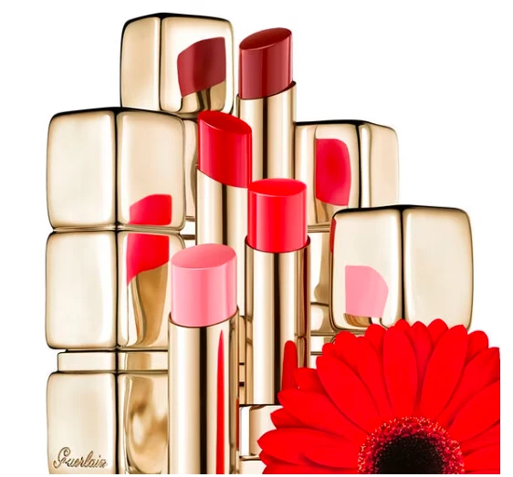 Guerlain Kiss Kiss Shine Bloom lūpų dažai, spalva - 409 Fuchsia Flush aprašymas - Prekės nuotrauka