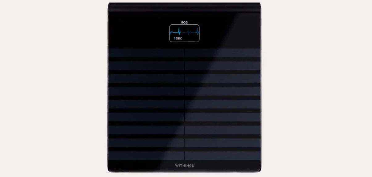 Išmaniosios vonios svarstyklės Withings Body Scan, Juodos aprašymas - Prekės nuotrauka