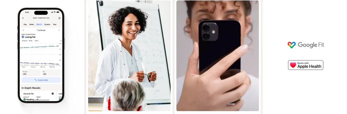 Išmaniosios vonios svarstyklės Withings Body Scan, Juodos aprašymas - Prekės nuotrauka