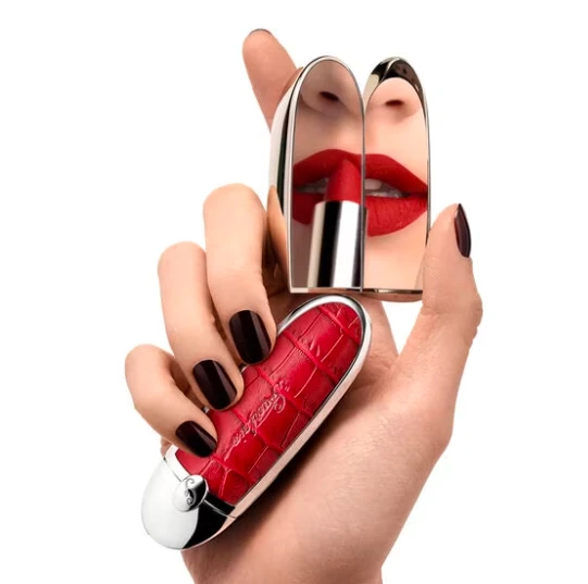Guerlain Rouge G Luxurious Velvet Individualiai derinami matiniai lūpų dažai, spalva - 159 Warm Almond aprašymas - Prekės nuotrauka