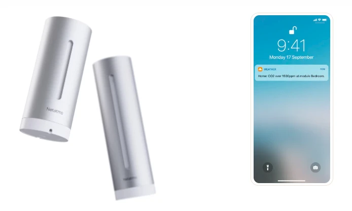 Netatmo NWS01-EC Išmanioji orų stotelė aprašymas - Prekės nuotrauka
