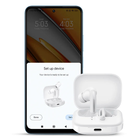 Redmi Buds 5 belaidės ausinės, Juodos aprašymas - Prekės nuotrauka