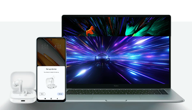 Redmi Buds 5 belaidės ausinės, Juodos aprašymas - Prekės nuotrauka