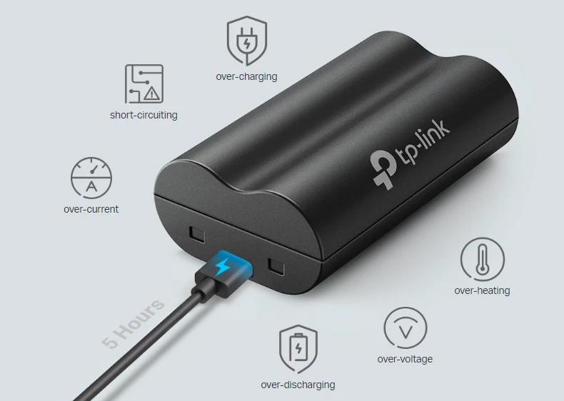 TP-Link Tapo A100 baterija aprašymas - Prekės nuotrauka