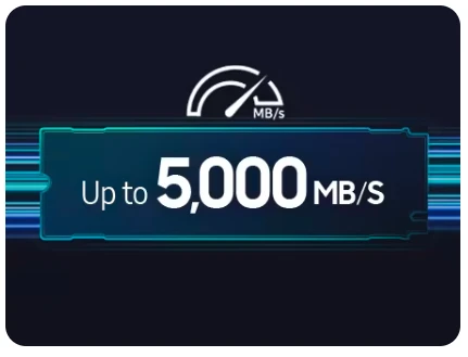 Kietasis diskas Samsung 990 EVO, 2000 GB, Rašymo greitis 4200 MB/s, Skaitymo greitis 5000 MB/s aprašymas - Prekės nuotrauka