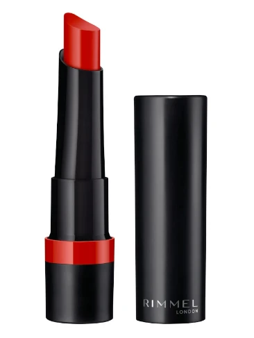 Rimmel London Lasting Finish Matte Lūpų dažai, spalva - 600 Tangerina aprašymas - Prekės nuotrauka