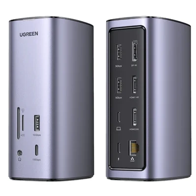 Universali jungčių stotelė Ugreen Revodok Pro 312, 12 viename USB C 8K aprašymas - Prekės nuotrauka