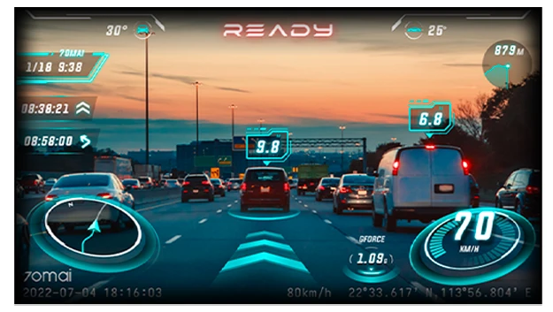 Vaizdo registratorius 70Mai Dash Cam A810 4K + galinė kamera RC12 (A810-2) aprašymas - Prekės nuotrauka