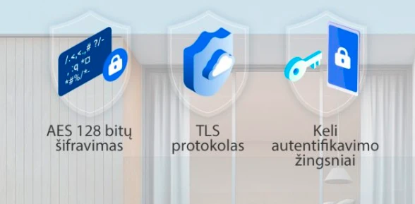 Apsaugos kamera EZVIZ CS-H3C, 512GB, 2MP (1920 x 1080), IP67, baltos spalvos aprašymas - Prekės nuotrauka