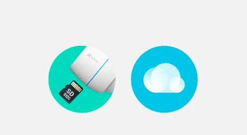 Apsaugos kamera EZVIZ CS-H3C, 512GB, 2MP (1920 x 1080), IP67, baltos spalvos aprašymas - Prekės nuotrauka