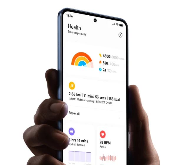 Išmanusis laikrodis Xiaomi Watch 2, Titano spalvos korpusas, su baltos spalvos odiniu dirželiu aprašymas - Prekės nuotrauka