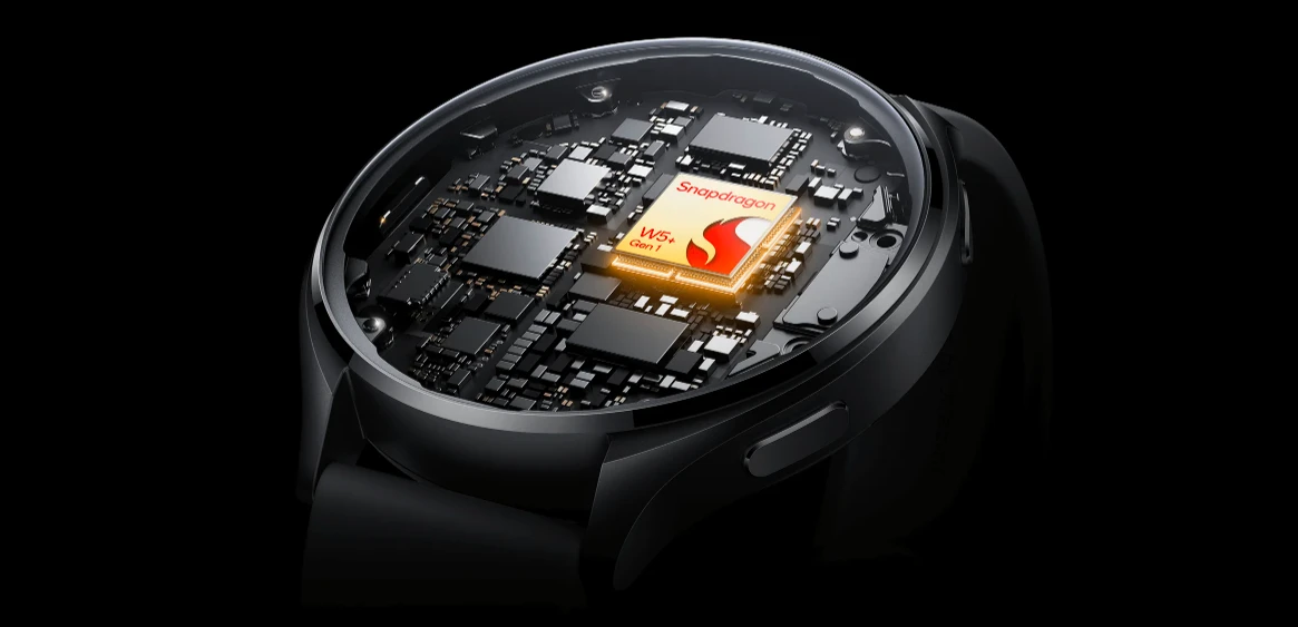 Išmanusis laikrodis Xiaomi Watch 2, Titano spalvos korpusas, su baltos spalvos odiniu dirželiu aprašymas - Prekės nuotrauka