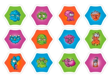 FLEXIQ Stalo žaidimas „Monster Mash“ aprašymas - Prekės nuotrauka