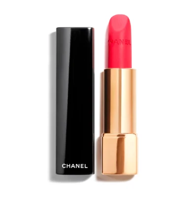 Chanel Rouge Allure Velvet švytintys matiniai lūpų dažai, 3,5 g, spalva: 43 - LA FAVORITE aprašymas - Prekės nuotrauka