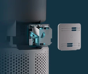 Oro valytuvas Xiaomi Smart Air Purifier 4 Compact, tinka kambariams iki 16-27 m² aprašymas - Prekės nuotrauka