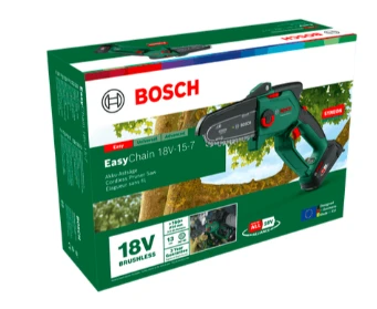 Bosch Akumuliatorinis grandininis pjūklas EasyChain 18V-15-7 pilnas komplektas (06008B8900) aprašymas - Prekės nuotrauka Bosch Akumuliatorinis grandininis pjūklas EasyChain 18V-15-7 pilnas komplektas (06008B8900) aprašymas - Prekės nuotrauka
