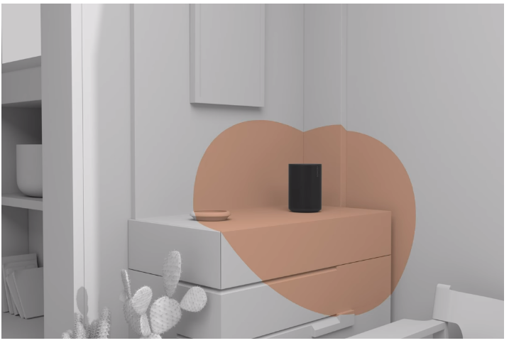 Nešiojama Bluetooth garso kolonėlė Sonos Era 100, Juodos spalvos aprašymas - Prekės nuotrauka