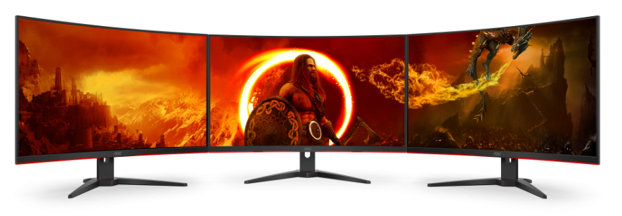 Monitorius AOC Gaming CQ32G2SE, 80 cm (31,5 colio)/VA/QHD 2560 x 1440/16:9/1ms/165 Hz/FreeSync Premium aprašymas - Prekės nuotrauka