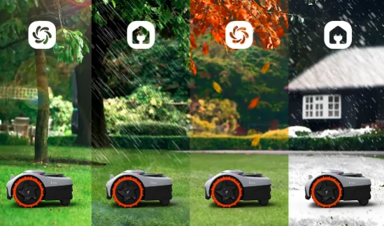 Vejos robotas Segway Navimow i108E aprašymas - Prekės nuotrauka Vejos robotas Segway Navimow i108E aprašymas - Prekės nuotrauka