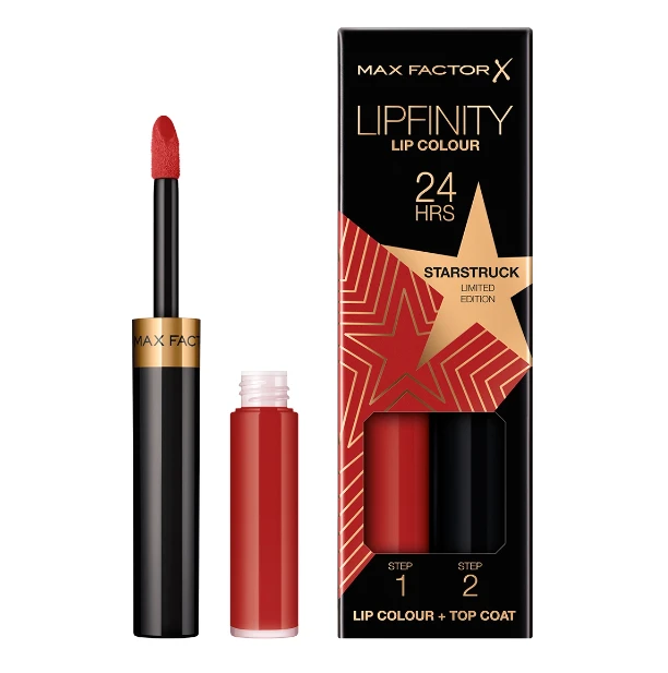 Max Factor Lipfinity Rising Stars Lūpų dažai, spalva - 90 Starstruck aprašymas - Prekės nuotrauka