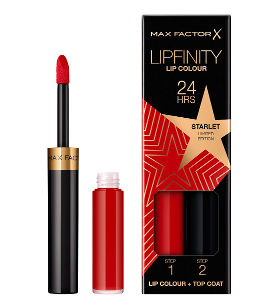 Max Factor Lipfinity Rising Stars Lūpų dažai, spalva - 88 Starlet aprašymas - Prekės nuotrauka