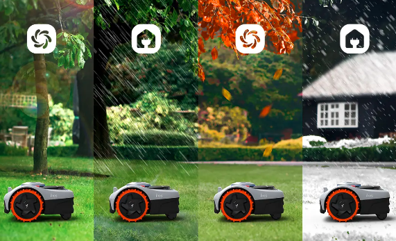Segway Navimow i105E Belaidis vejos pjovimo robotas skirtas iki 500 m² vejai aprašymas - Prekės nuotrauka