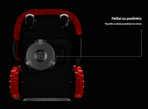 Vejos robotas Segway Navimow H3000EVF aprašymas - Prekės nuotrauka