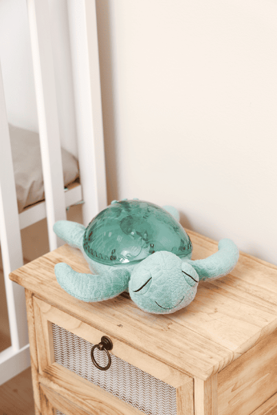 Cloud B migdukas projektorius su garsais Tranquil Turtle, žalios spalvos aprašymas - Prekės nuotrauka