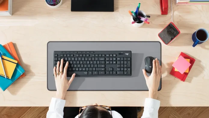 Belaidė klaviatūra su pele Logitech MK295, NORDIC išdėstymas, baltos spalvos aprašymas - Prekės nuotrauka